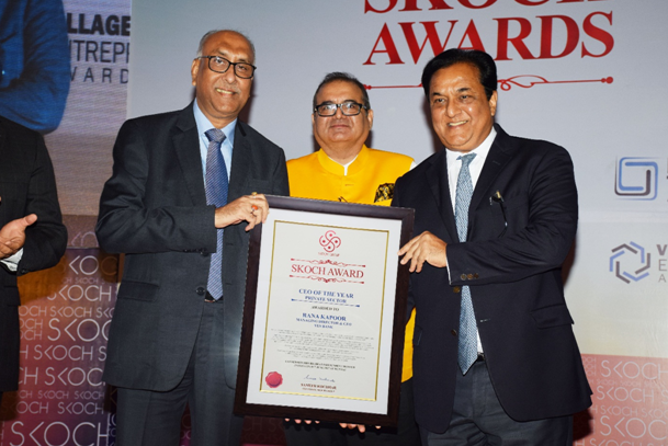 RANA KAPOOR RECOGNIZED AS ‘SKOCH ‘CEO OF THE YEAR’ (PRIVATE SECTOR)